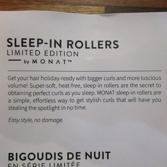 Monat Sleep In Rollers Limited Edition 8 count New W/case - Picture 8 of 9